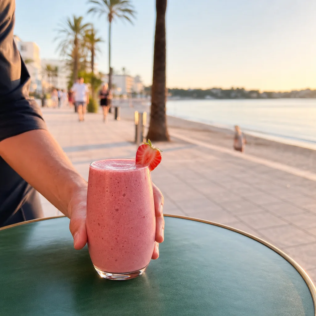 Batidos cremosos de Playa Verde junto al paseo de Cala Millor